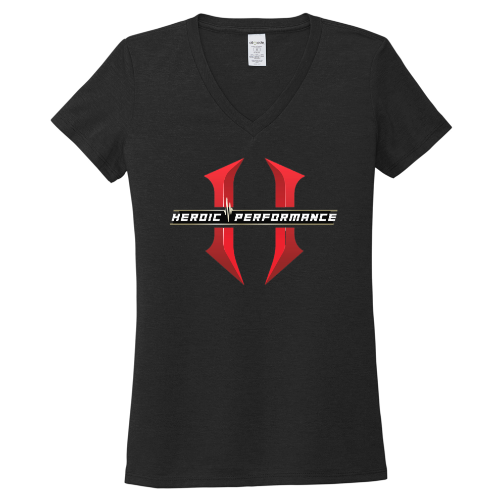 TEE - 'Be the HERO' Women's Tri-Blend V-Neck Tee